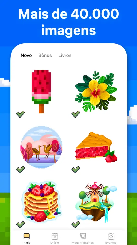 Captura de ecrã do jogo Color Puzzle