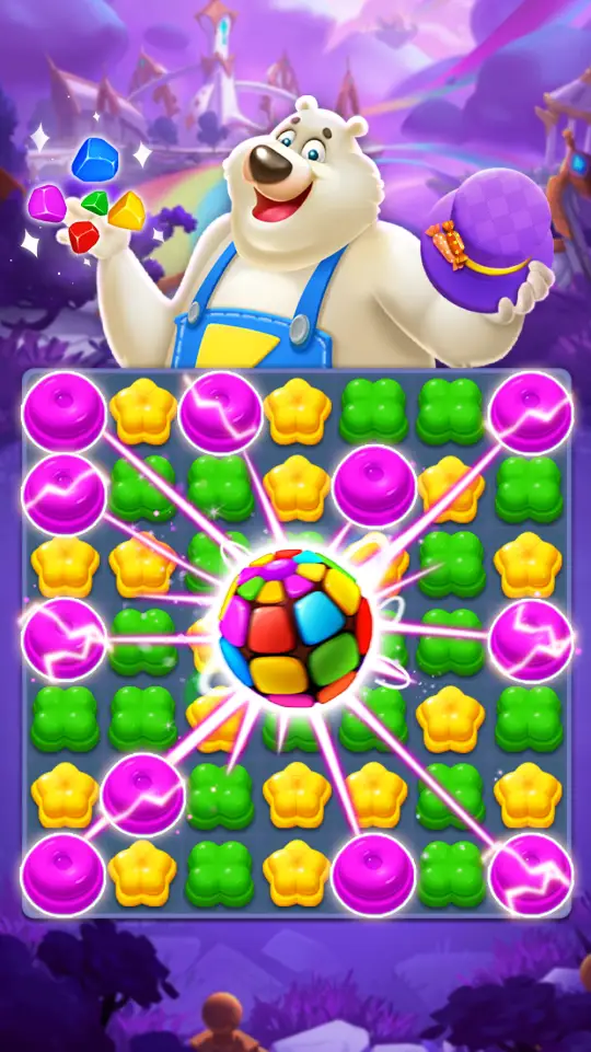 Captura de ecrã do jogo Fruits Match 3